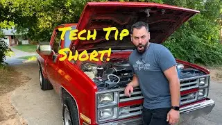 FIXING AC on a 1987 Chevy C10! Let's do a quick charge on the AC system. 