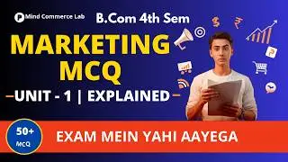 Fundamental of marketing mcq | Marketing Important mcq | UGC NET | BCom 4th sem | विपणन | csjmu