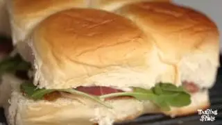 Prosciutto-Mozzarella Panini with Fig Jam