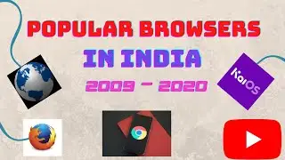 Most popular browser in India (Jan 2009- July 2020) |Top browser with its market share percentage