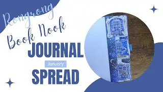 Journal With Me | Baroque Reading Nook Spread Using Rongrong’s Bookworm Bundle