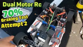 Dual motor RC re-testing braking at 70% braking ATTEMPT  2