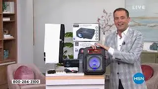 GPX Indoor/Outdoor Projector with 130