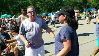Salsa dancing at Orchard beach / 2018