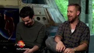 Ryan Gosling & Damien Chazelle in 'First Man'