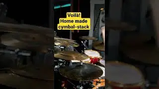 It&rsquo;s so easy to make your own Cymbal Stack! 😄 | Drum Hack