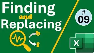 Lesson #9 How to use Find & Replace Functions & Features in Excel