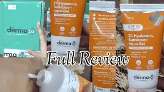 The Derma Co Sunscreen full Review watch full video 👈🙏#thedermaco #sunscreen #viralvideo