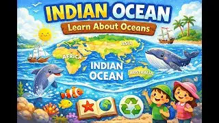 Hello Indian Ocean 🌊 | Kids Educational Story About Oceans & Sea Animals