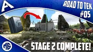 STAGE 2 BASE COMPLETE! Road to Tek Official PvP Ep 5 - Ark: Survival Evolved