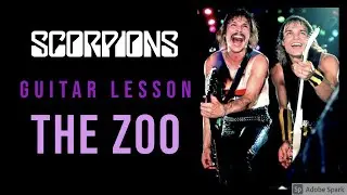 The Zoo Scorpions Guitar Lesson - Riffs/Chords/Fills/Solos