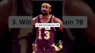 Top 5 most points scored by one player in a single game