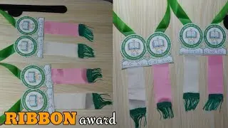 HOW TO MAKE RIBBON AWARD (Arabic Graduation)
