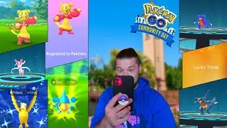 *SHINY GIBLE COMMUNITY DAY* BREAKING SHINY RECORDS & GETTING THE NEW HIDDEN GBL POKEMON! Pokemon GO