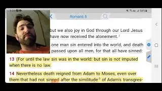 Sin Was In The World Before The Law!