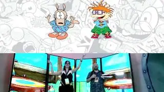 Dancing To Nickelodeon Rugrats  At San Diego Comic-Con 2017 Show Floor With Bleeding Cool