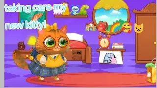 💖😺🧡🎀My Cute Bubbu Cat 😺 going to school 🏫🧡💜⭐🤍🩵💖🎀😺🥰🥺🤍🩷🧡🎀💖
