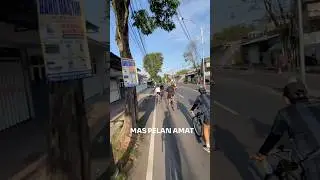 Bisa kenceng gitu kakaknya #sadtruebikeclub #sadtrue #fixedgear #comuterbike