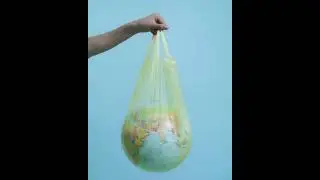 The Earth, trapped in a bag #endplasticwaste #plasticfreefuture #environmentalpollution