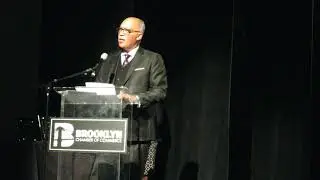 Bill Howell honored at Brooklyn Chamber of Commerce Black History Celebration on February 4, 2020.