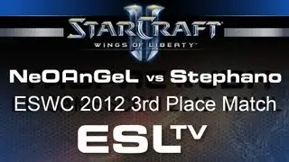 Starcraft 2 - NeOAnGeL vs. Stephano - ESWC 2012 3rd Place Match - StarCraft 2