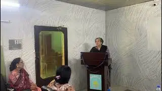 Ms. Umme Laila ( ED HomeNet Pakistan)  Baidarie BoD addressing  the participants of the ceremony