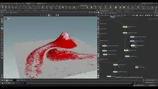 Volcano Environment - Process in Houdini