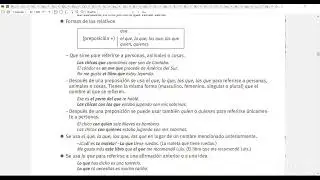 ❗Gramática de uso del español⚡💯 28😱✨🎁💰que, el que, quien ...🍀💏❗ Relativos (1)🧿