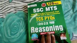 SSC MTS Reasoning TCS PYQs Till 2022 Solved Papers 129 Sets Kiran Best Books in Hindi & English