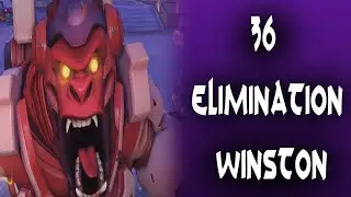 Quickplay Game Analysis | 36 Elimination Winston | Watchpoint: Gibralter