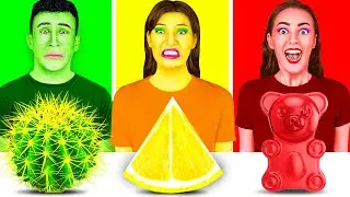 Food of The Same Colors Challenge | Fantastic Food Hacks by RaPaPa Best