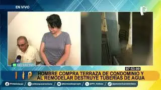 La Perla: denuncian que hombre compró terraza de condominio y rompió tuberías al remodelarla