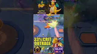 unstoppable dragonite 😈 Pokemon unite #gaming #gameplay