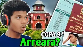 My first semester result!😲💢arreara⁉️Annauniversity Engineering❕🛑