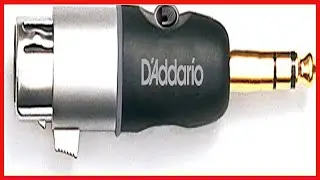 D&rsquo;Addario PW-P047AA &frac14;&rdquo; Male Balanced to XLR Female Adapter &ndash; Adapt a Balanced Signal from XLR to &frac14;&rdquo;