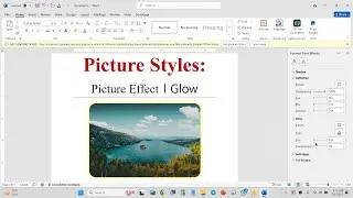 60. Picture Styles।  Picture Effect । Glow । Microsoft Word Bangla Tutorial । deliBhai IT