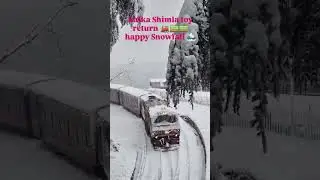 kalka Shimla toy train 🚂🚃 video vlog 📸#shimla snowfall 🏔️#shortvideo Sandeep Sirmori @Himachal Wala