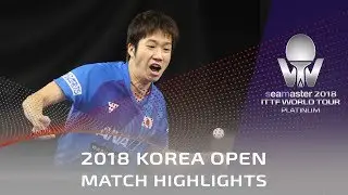 Jun Mizutani vs Lee Sangsu | 2018 Korea Open Highlights (1/4)