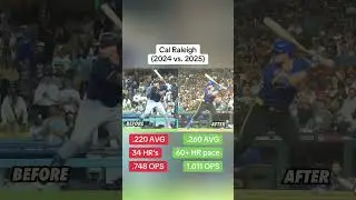 Cal Raleigh (2024 vs. 2025) - Who Can Tell Me The Differences?