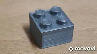 3D gedruckter Legostein