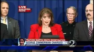 Angela Corey Announces George Zimmerman Charges