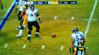 Cory Redding Touchdown off fumble vs. Steelers- Divisional Playoffs