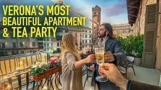 Verona's Most Beautiful Apartment & View for a TEA PARTY! MOVE TO ITALY