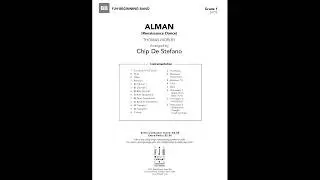 Alman | Arranged by Chip De Stefano