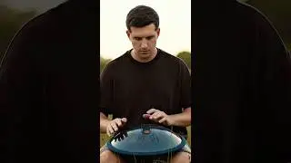 Playing on Tongue Drum in C Pygmy scale 432 Hz by Burning27 workshop #handpan #steeltonguedrum