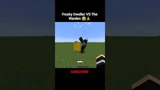 Freaky Dweller VS The Warden 🥀 #minecraft #shorts