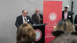 Clark University Ribbon Cutting for New Small Business Development Center Office Downtown Worcester