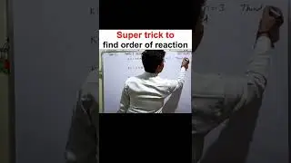 Super Trick to Find Order of Reaction from Rate Constant Units || Chemical Kinetics | 12th |JEE&NEET
