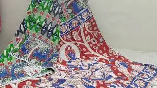 Kalamkari Silk Sarees Rs 1000 #KC89