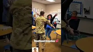 A Beautiful Moment of Pure Emotion😲💞 #surprisereaction #usa #trending #military